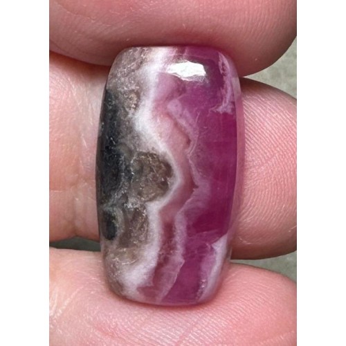 Rectangle 22x12mm Cobalt Calcite with Dolomite Cabochon 59